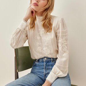 New w tags Reformation Emme Top - Cream - XS